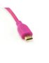 ACE 100401 USB-A Plug - USB-Micro B Plug Mobile Phone >> Computer  Pink