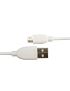 ACE 100405-WH USB-A Plug - USB-Micro B Plug Mobile Phone >> Computer White