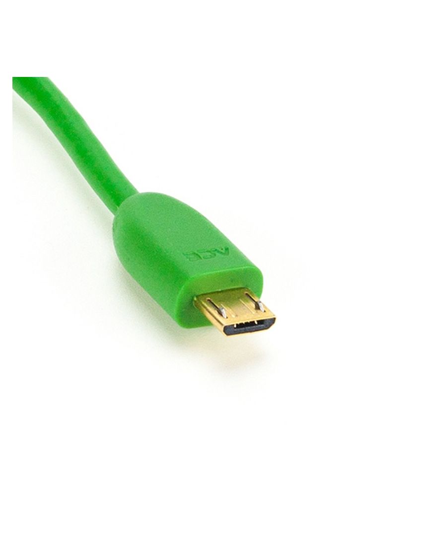 ACE 100402 USB-A Plug - USB-Micro B Plug Mobile Phone >> Computer Green