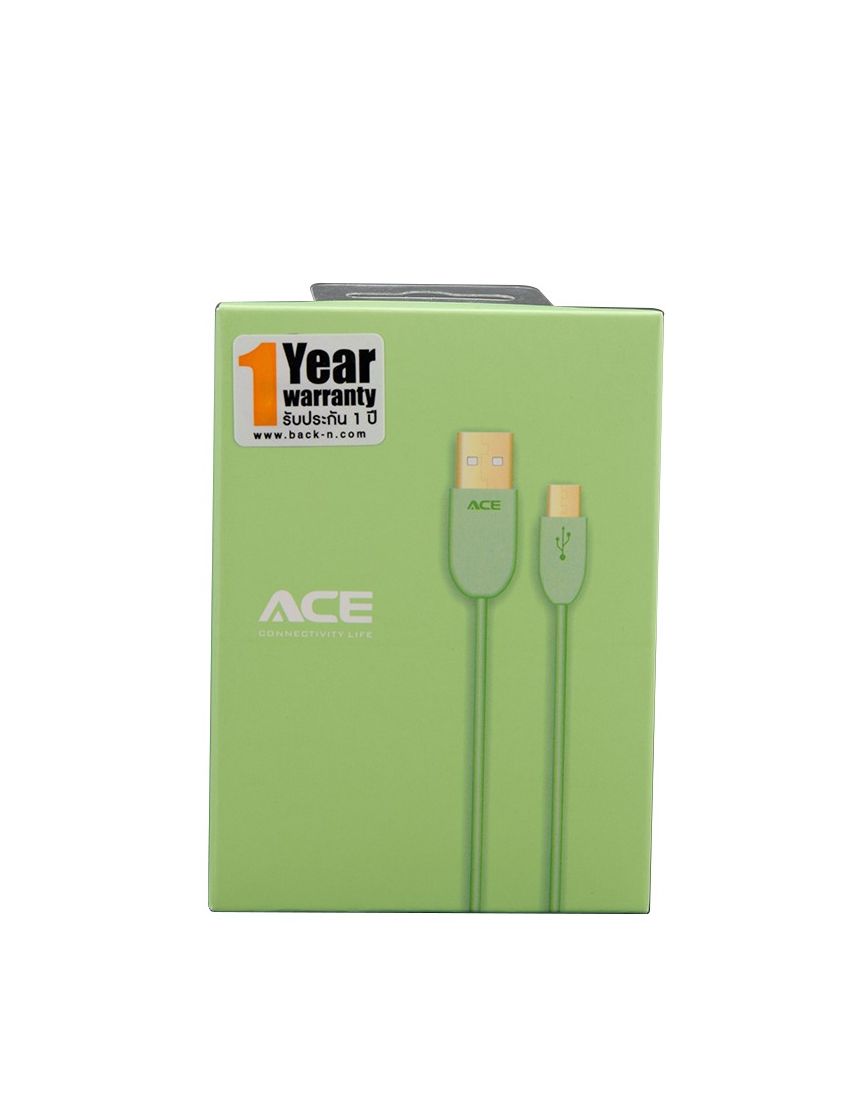 ACE 100402 USB-A Plug - USB-Micro B Plug Mobile Phone >> Computer Green